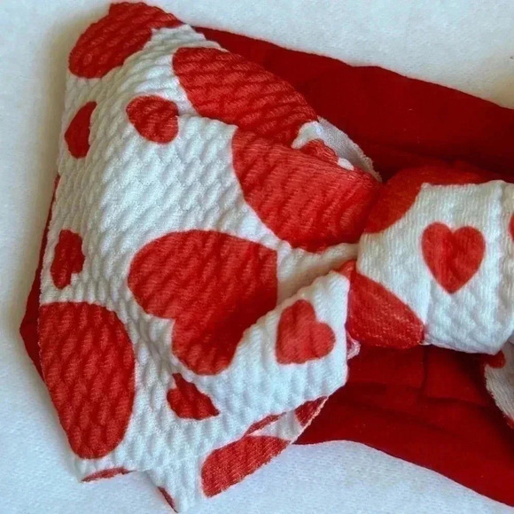 Valentine Bohemian Bow Headband - Picture 3 of 5
